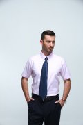 Men's woven dress shirt